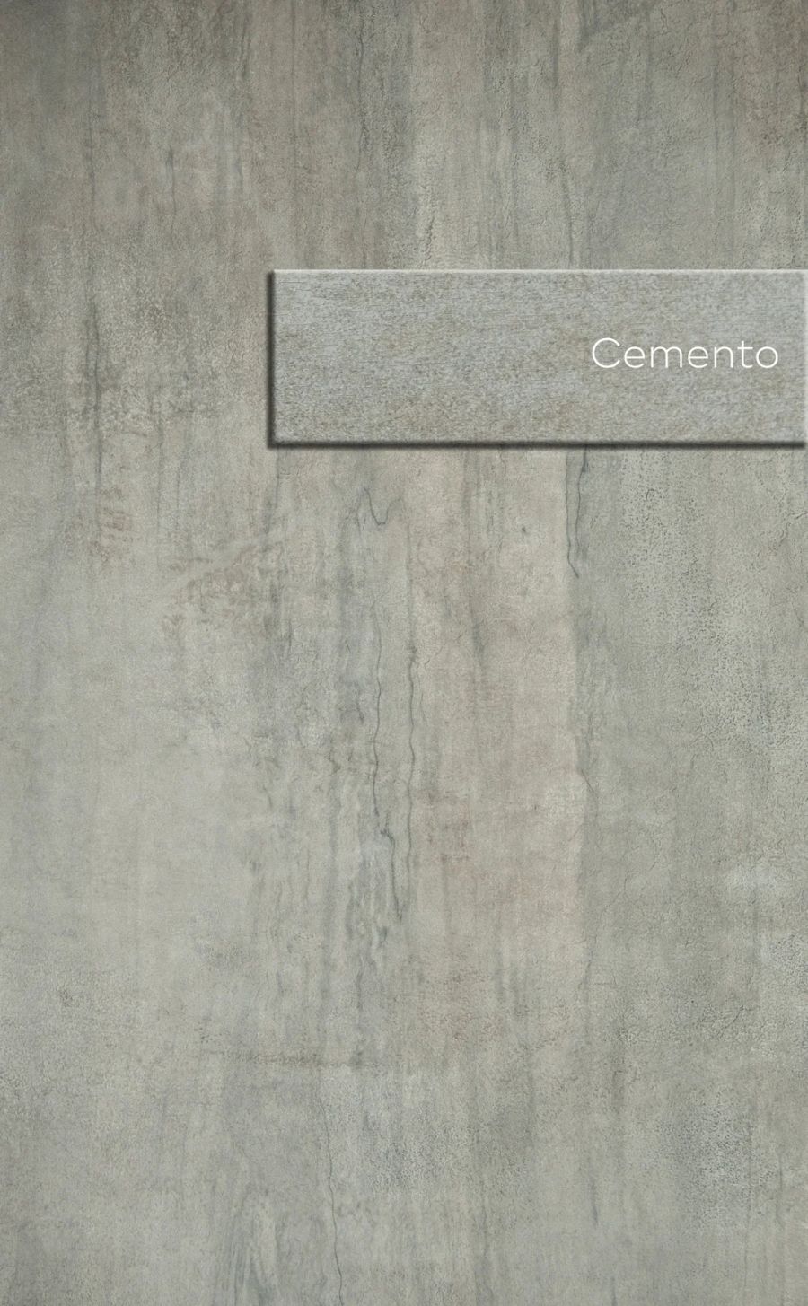 Muestra de melamina color Cemento